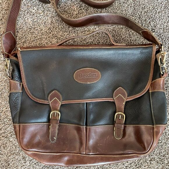 Dexter Leather Messenger Bag  - Picture 2 of 11